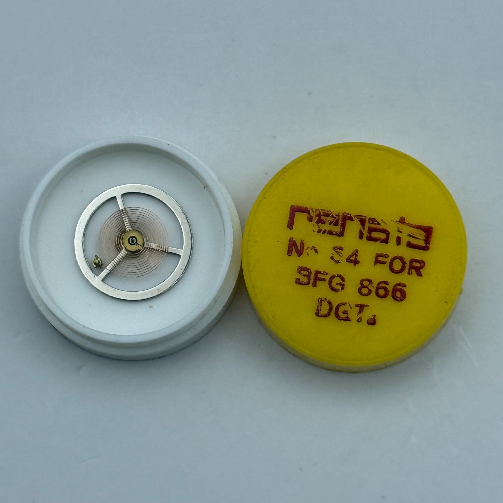 BFG 866 Balance Wheel Complete And Spring  DGT 54 Watch Movement Parts NOS 