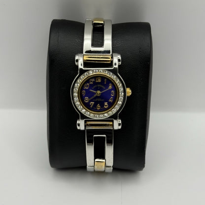 Louis Valentin Swiss Design Ladies Quartz Watch Two Tone Bracelet Working 23mm