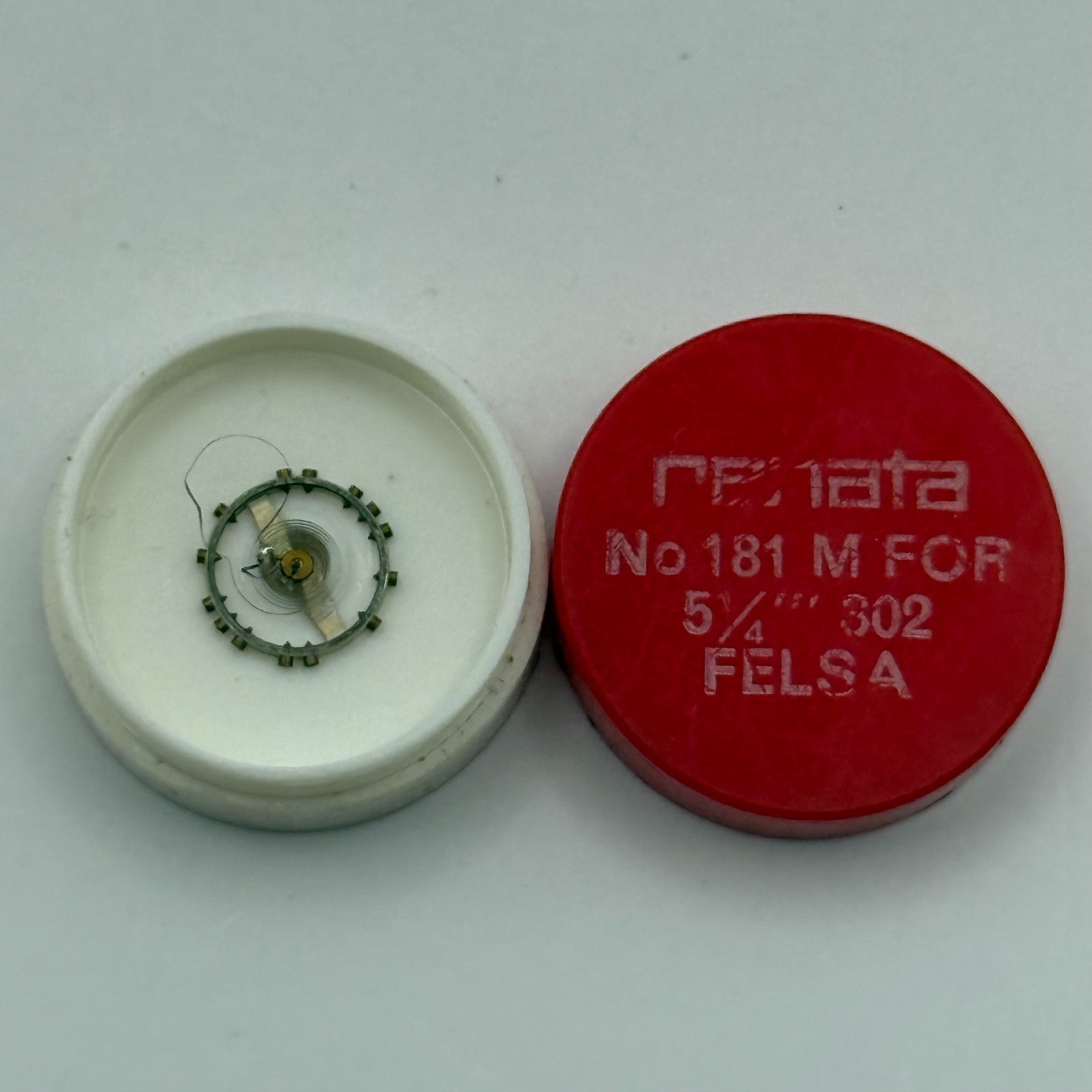Felsa 302 Balance Complete 5 1/4’’’ Renata 181 M Watch Movement Parts DAMAGED