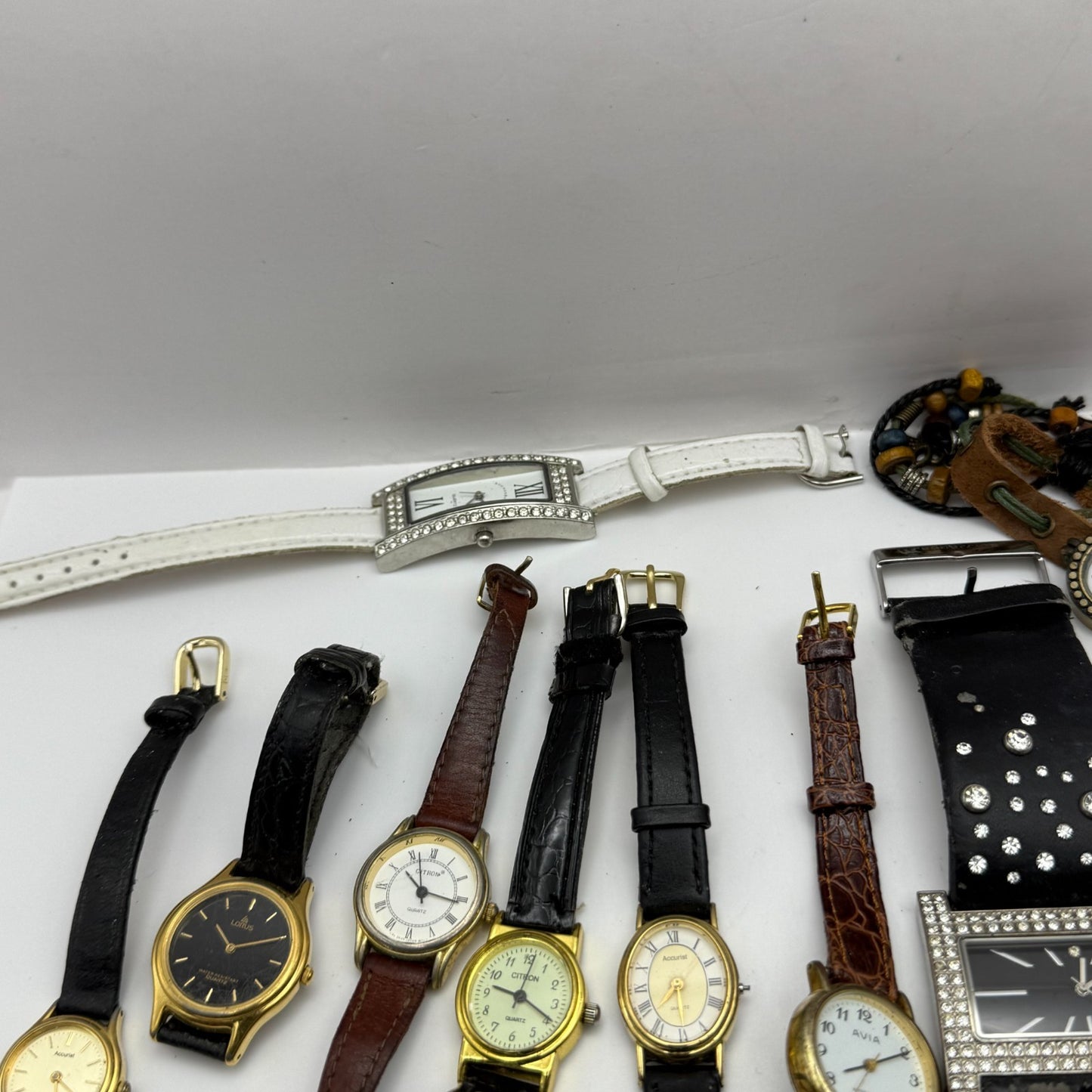 Large Bundle Of Vintage / Modern Quartz Watches Joblot UNTESTED PARTS REPAIR