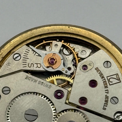 Felsa 398 Watch Movement Trebex Running Manual Wind Vintage Parts Repair 32.6mm