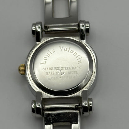 Louis Valentin Swiss Design Ladies Quartz Watch Two Tone Bracelet Working 23mm