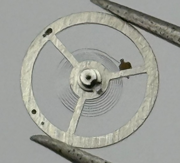 EB 8140 Balance Wheel Complete And Spring 8 3/4’’’ PL 1319 Watch Movement Parts