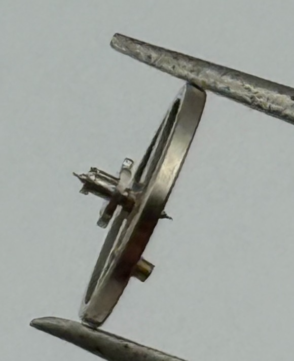 Oris 440 Balance Wheel Complete And Spring  6¾-8’’’ 974 M Watch Movement Parts 