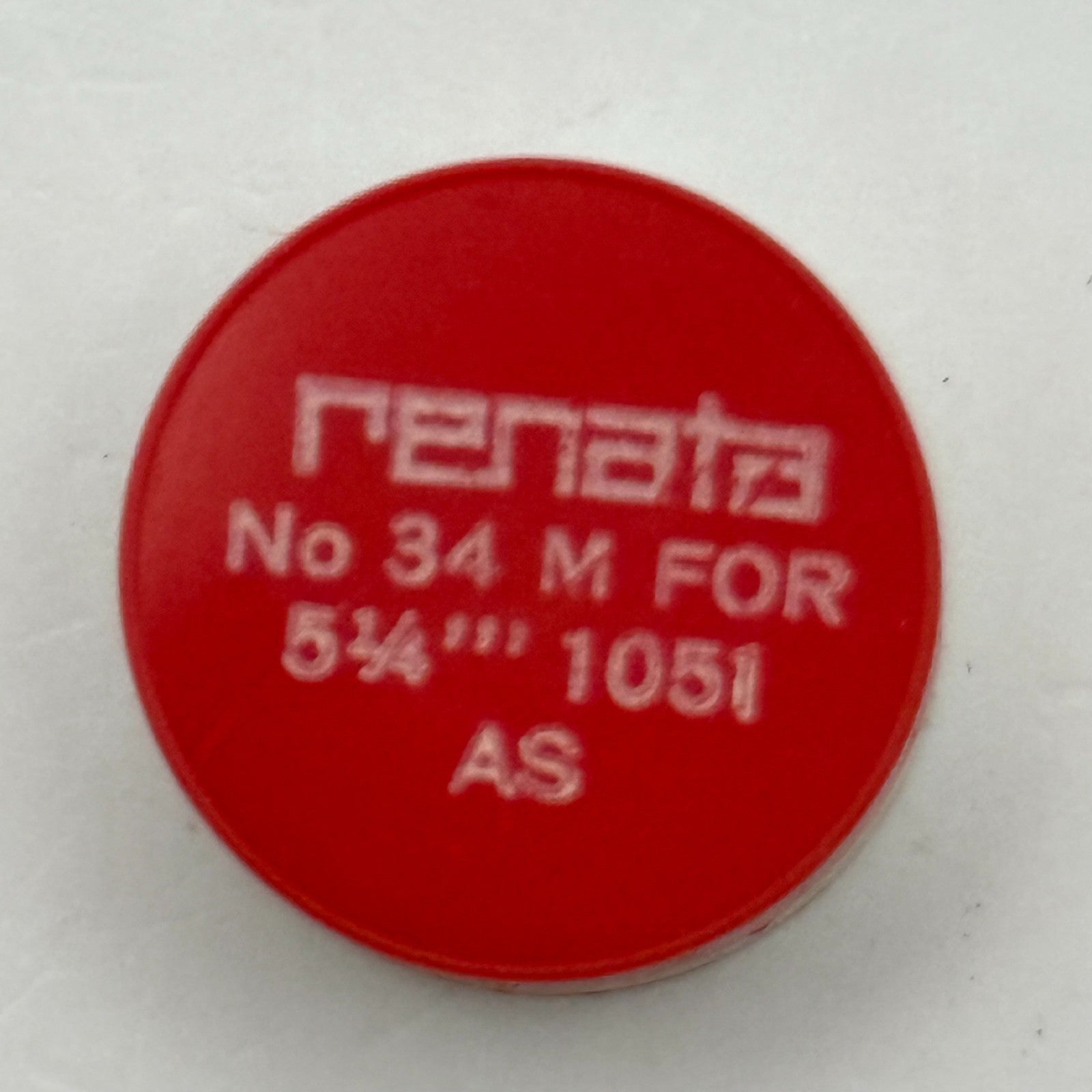 AS 1051 Balance Wheel Complete And Spring 5¼’’’ 34 M Watch Movement Parts NOS