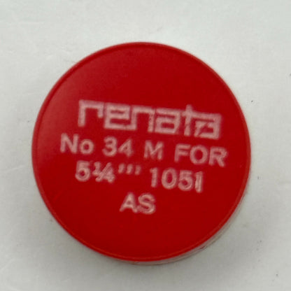 AS 1051 Balance Wheel Complete And Spring 5¼’’’ 34 M Watch Movement Parts NOS