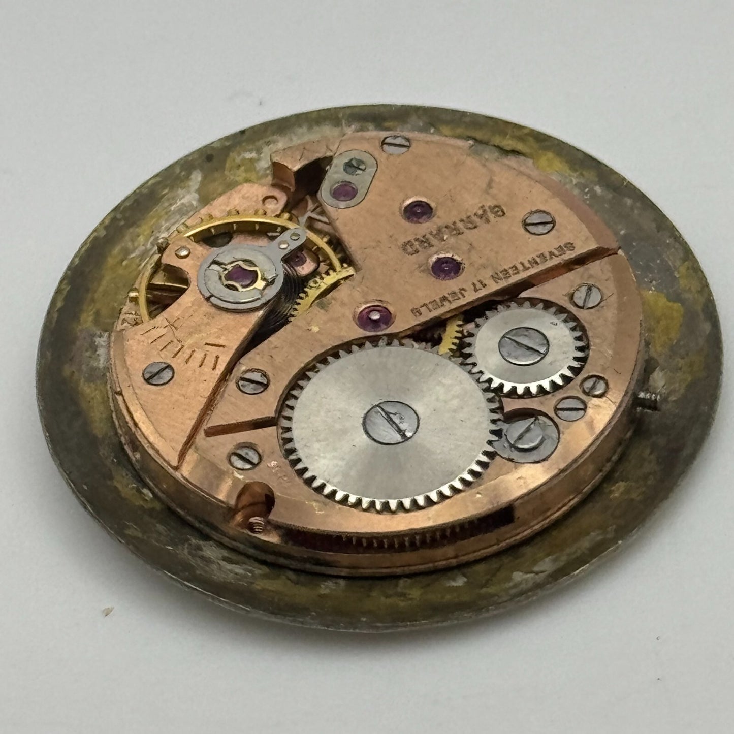 23.6mm Garrard ETA 1280 Balance Ok Watch Movement Swiss Vintage PARTS SPARES