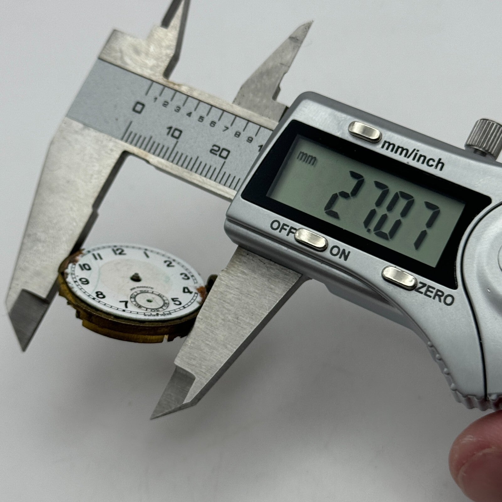 27mm Men's Hefik Non Magnetic Trench Watch Movement Manual Wind Swiss PARTS