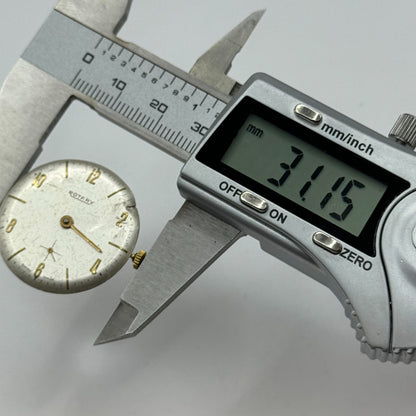 23.5mm Rotary Mens Peseux 320 Manual Wind 15 Jewels Watch Movement PARTS REPAIR