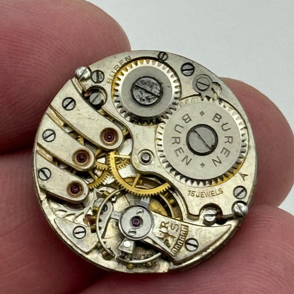 23.6mm Buren A Grand Prix 10 1/2N Manual Wind Swiss Watch Movement PARTS SPARES