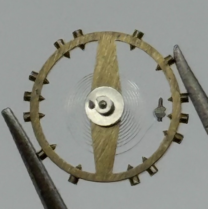AS 1240 Balance Wheel Complete And Spring  8¾’’’ 49 M Watch Movement Parts NOS