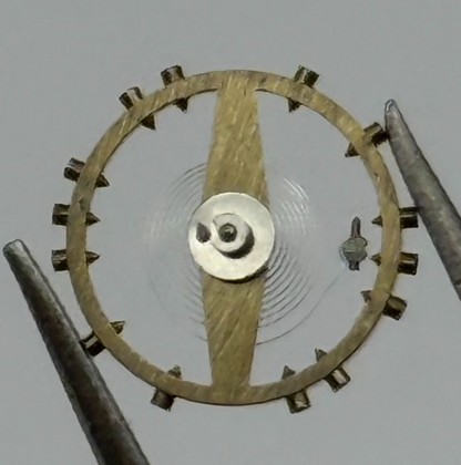 AS 1240 Balance Wheel Complete And Spring  8¾’’’ 49 M Watch Movement Parts NOS