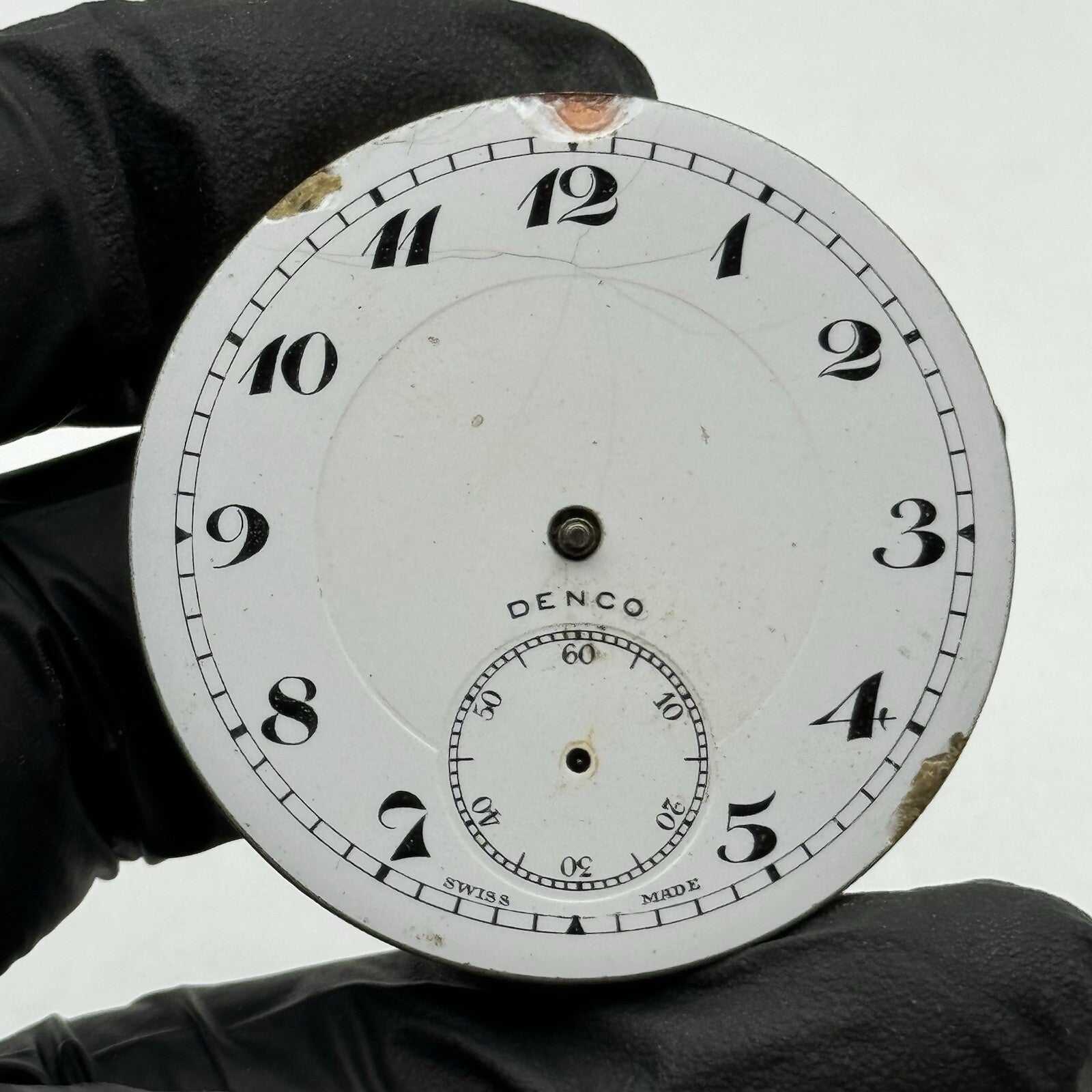 42.9mm Manual Wind Denco Higher Grade Pocket Watch Movement FOR PARTS Restore