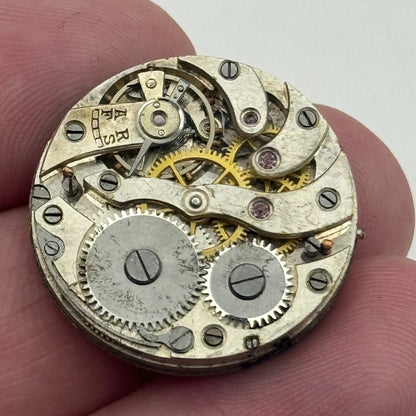 25mm Unidentified Roman Numerals Trench Watch Movement Manual Wind PARTS SPARES