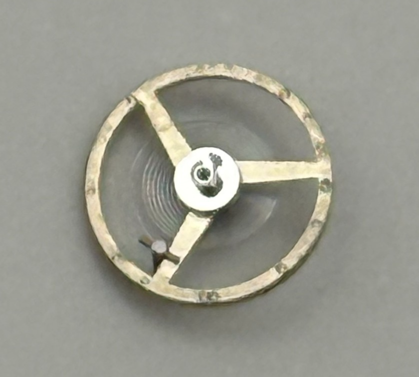FHF 59-21 Balance Wheel Complete And Spring  1353 Watch Movement Parts NOS