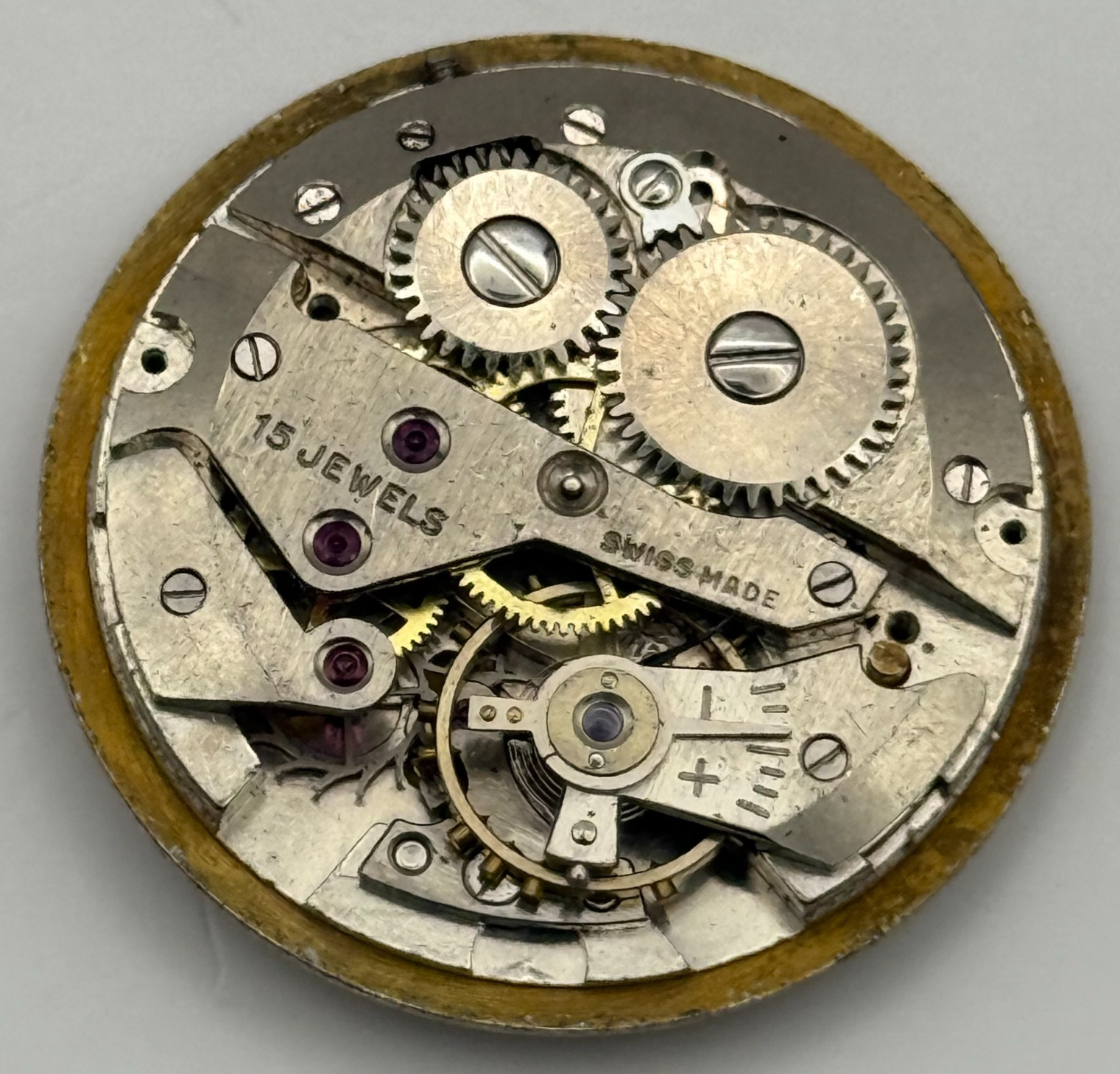 AS 1123 1124 Watch Movement Avia Manual Wind Vintage Swiss Parts Repair 25.8mm