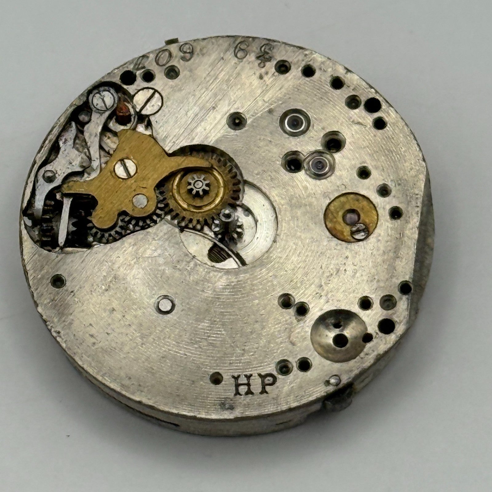 HP Parrenin Watch Movement Manual Wind Vintage Swiss Made Parts Repair 24.8mm