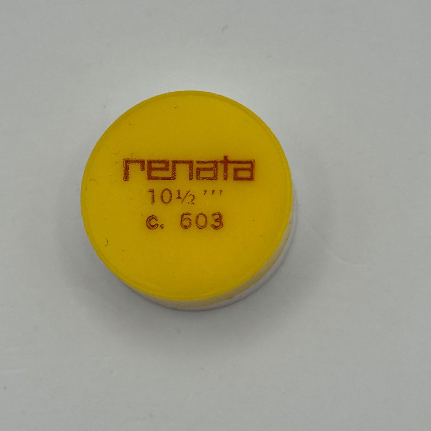 c.603 Balance Wheel Complete And Spring 10 1/2''' Watch Movement Parts NOS 