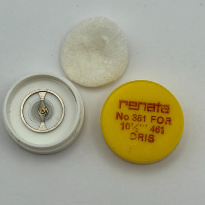 Oris 461 Balance Wheel Complete And Spring  10½’’’ 381 Watch Movement Parts 