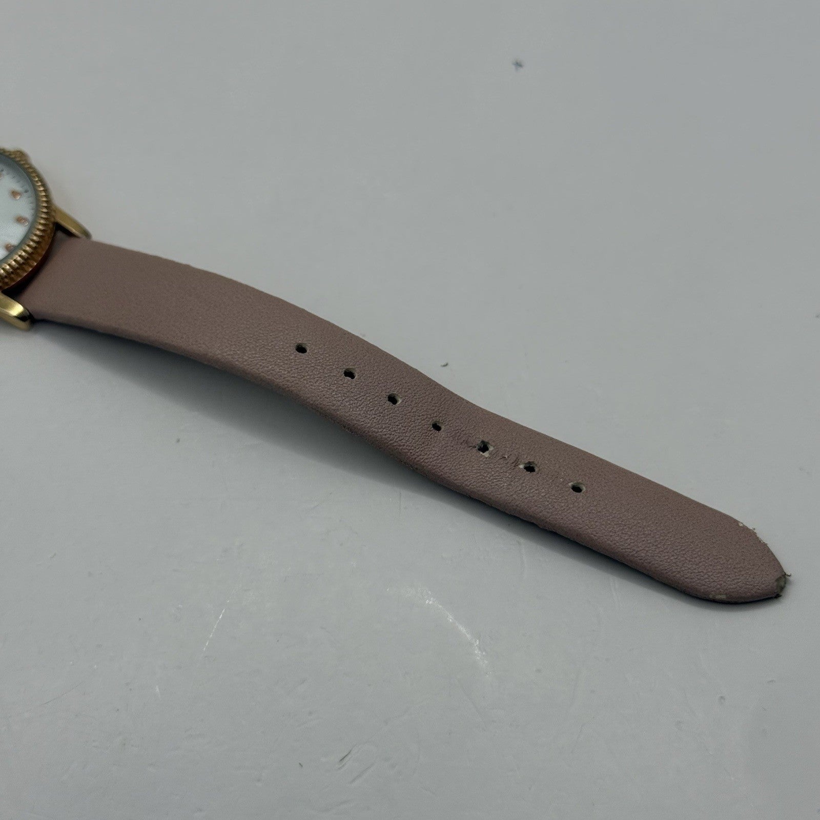 27mm Working Ladies Limit Mother Of Pearl Date Dial C-VJ22 Pink Quartz Watch