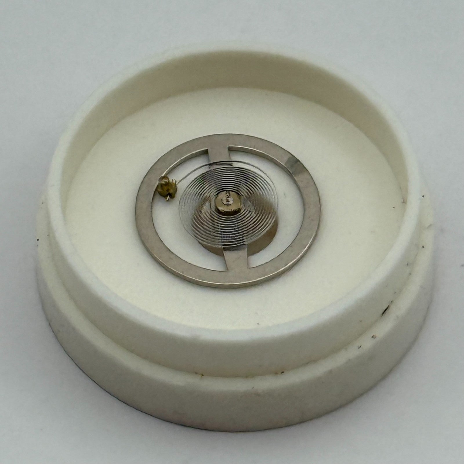 Cattin C66 Balance Wheel Complete And Spring  1551 M Watch Movement Parts NOS