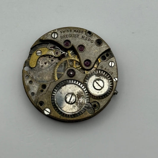 Breguet HSPG Watch Movement Manual Wind Vintage Swiss Incomplete Parts 23.6mm