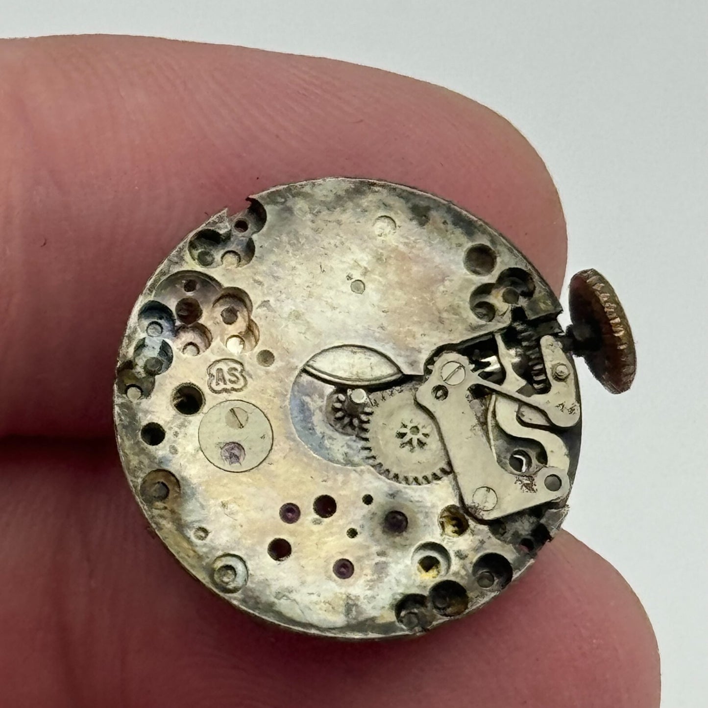 19.7mm Delbana AS A Schild Manual Wind 17 Jewels Swiss Watch Movement PARTS