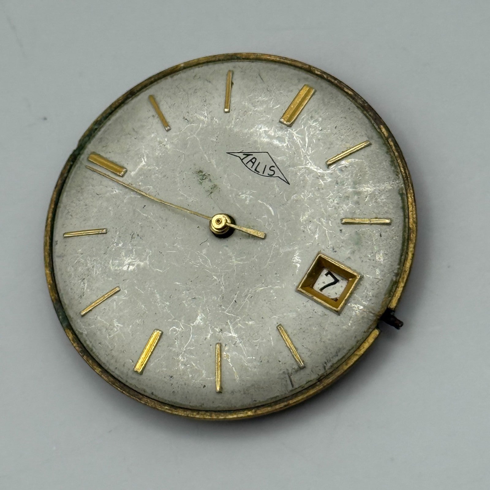 ETA 2408 Watch Movement Talis Manual Wind Vintage Swiss Parts Repair 30.9mm