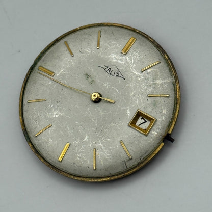 ETA 2408 Watch Movement Talis Manual Wind Vintage Swiss Parts Repair 30.9mm