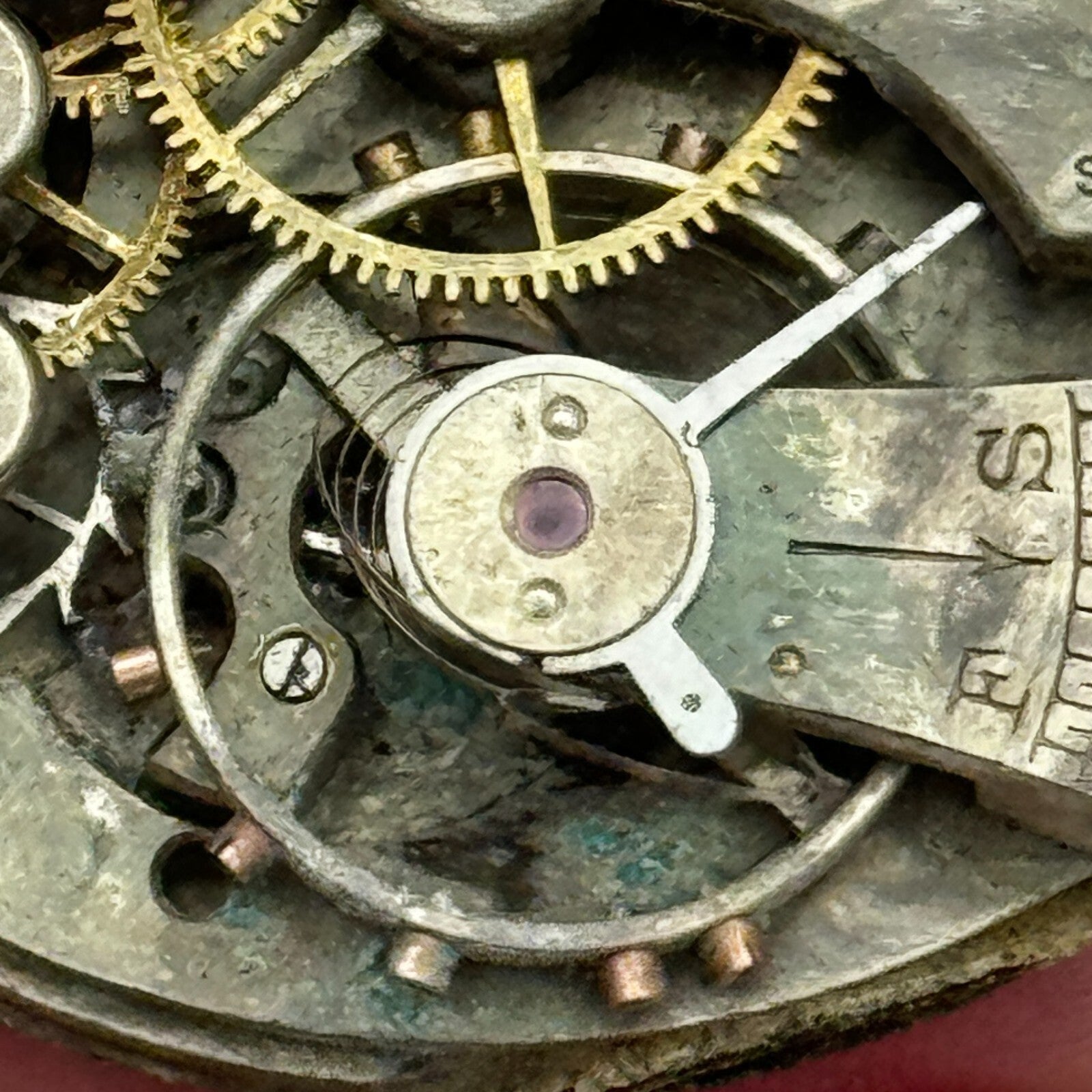 42.3mm J Hewitt Coventry Unique Swiss Made Hunter Pocket Watch Movement PARTS