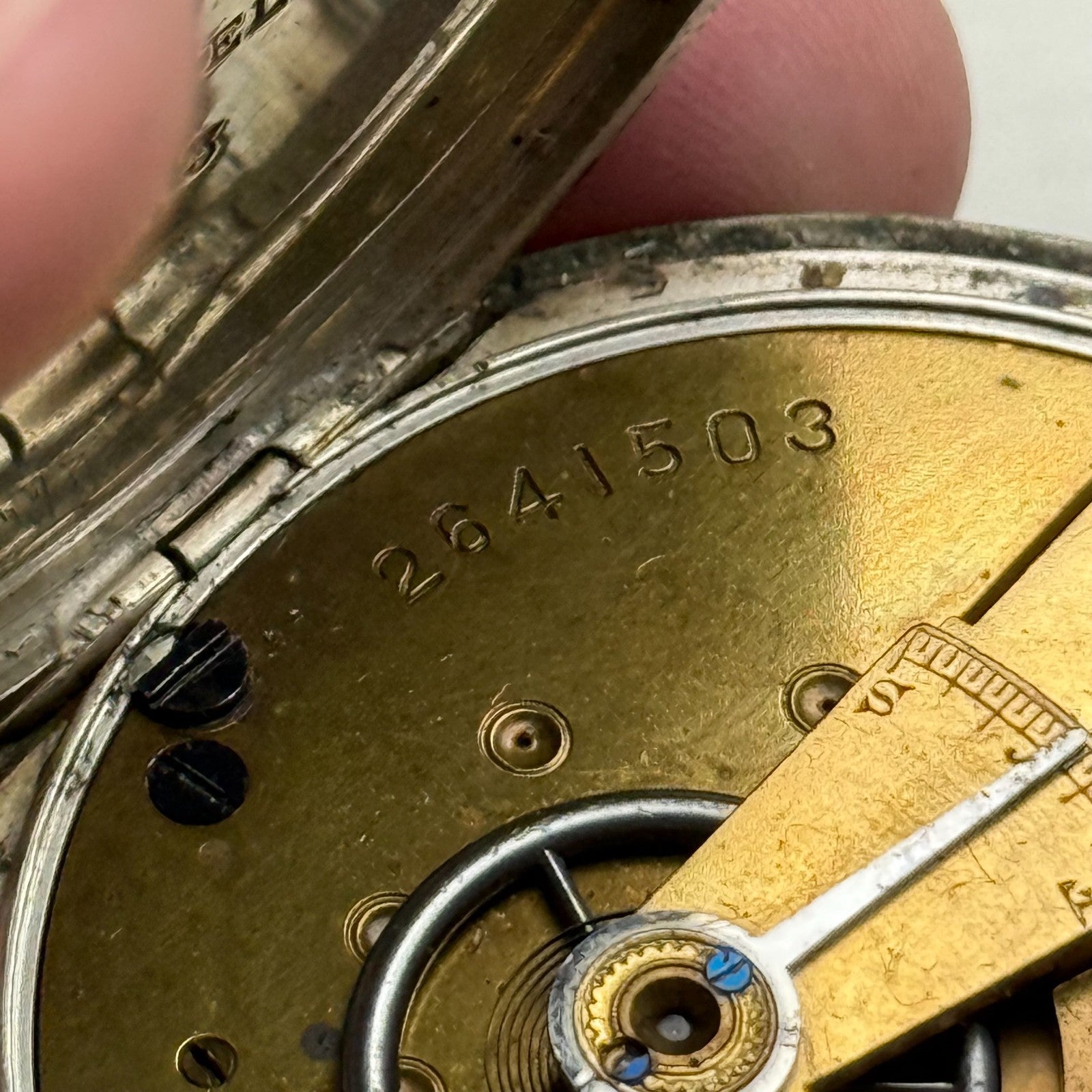 Waltham Airedale Model 1877 Pocket Watch Antique American Parts Repair ALD 54mm