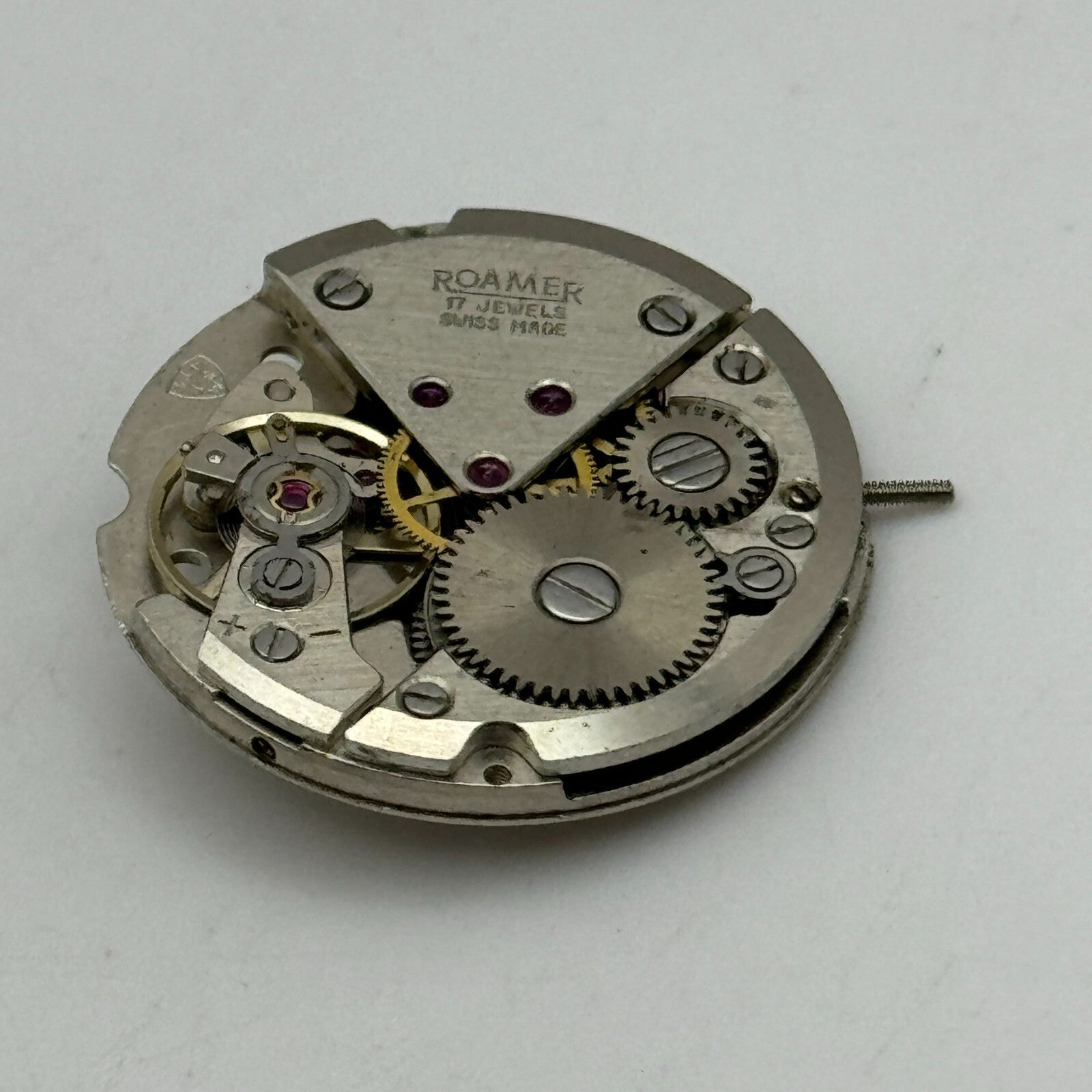 25.9mm Men's Roamer MST 414 Balance Ok Watch Movement Swiss Vintage PARTS SPARE