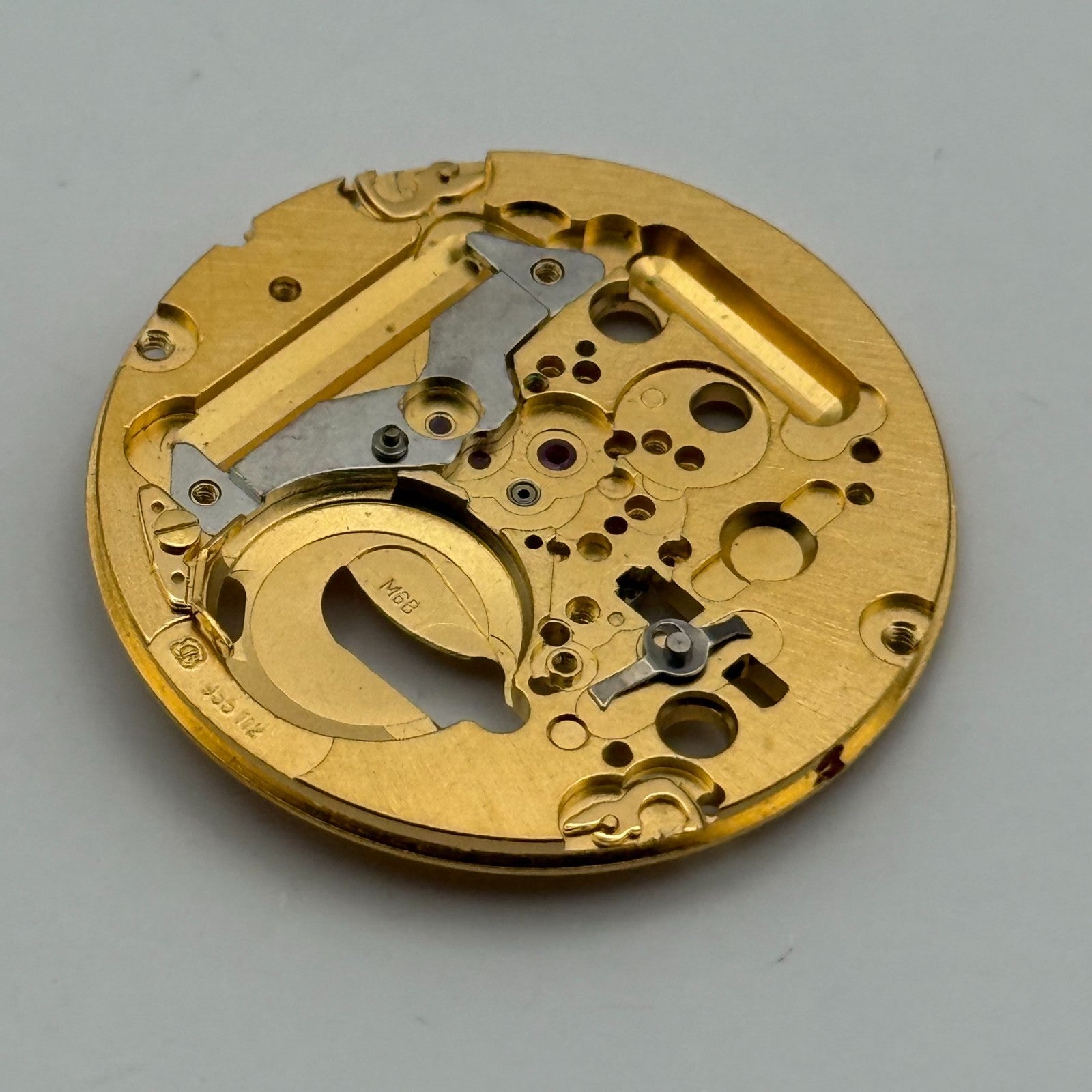 ETA 955.112 Quartz Watch Movement 7 Jewels Swiss Vintage Parts Repair 26.1mm