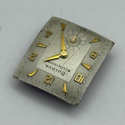 20.8mm Vintage Bulova 8BBA Good Balance Automatic Watch Movement PARTS REPAIR