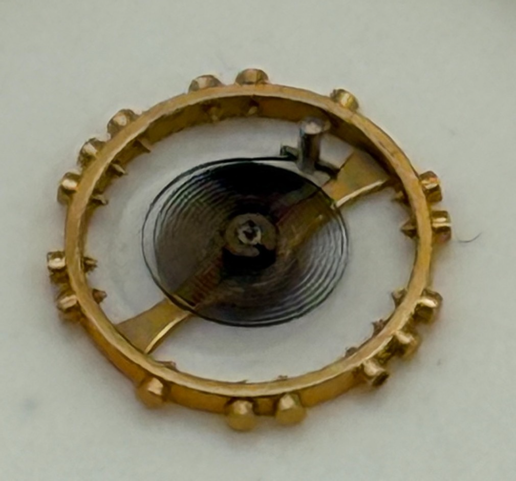 FEF 6620 Balance Wheel Complete And Spring 5½’’’ 1450 M Watch Movement Parts