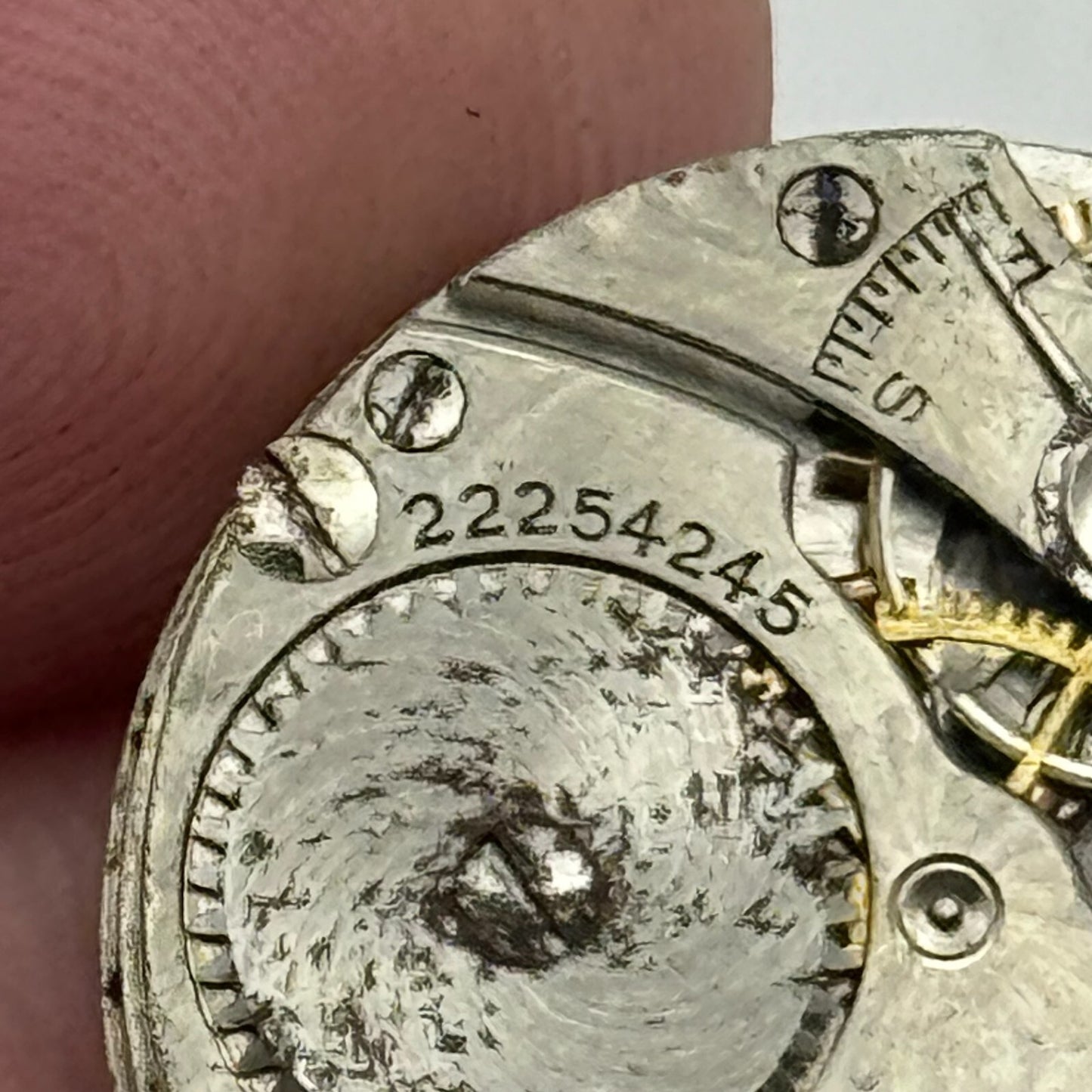 1918 Antique 10L Lady Waltham Model L-10 American Watch Movement PARTS SPARES