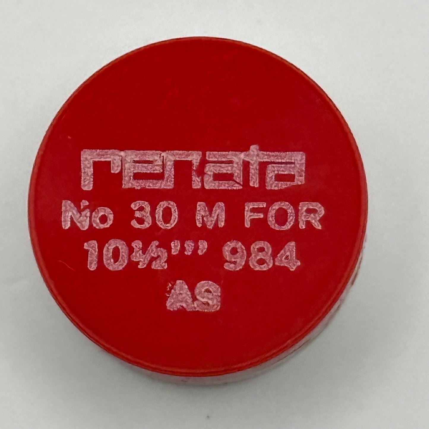 AS 984 Balance Complete 10 1/2''' Renata 30 M Watch Movement Parts Vintage NOS