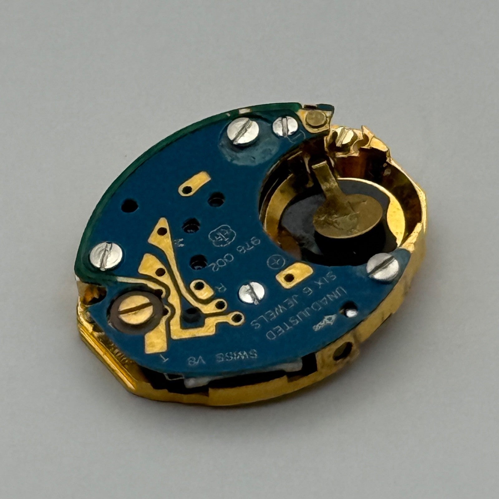 ETA 978.002 Quartz Watch Movement Incomplete Swiss Ladies Vintage Parts Repair