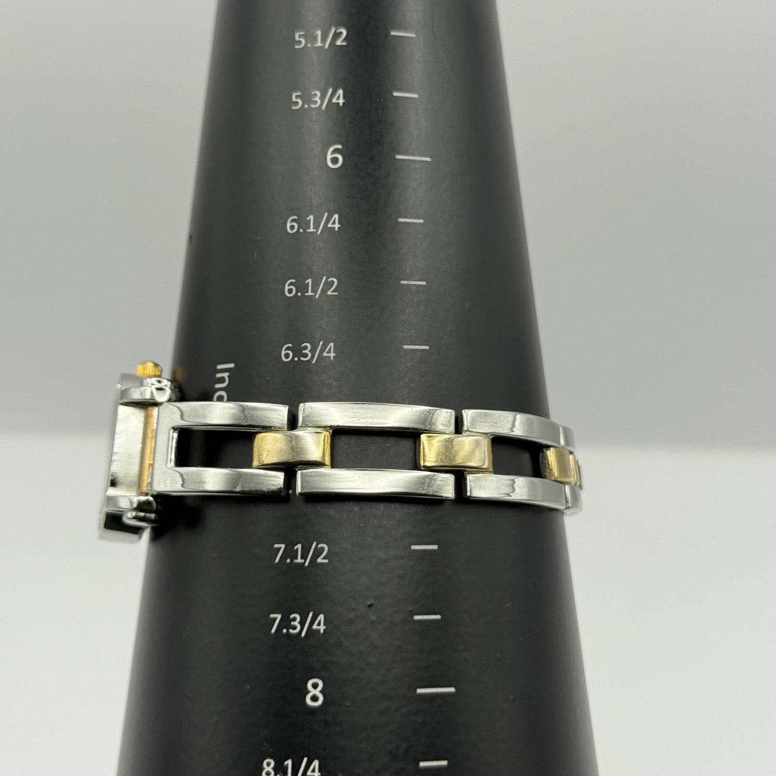 Louis Valentin Swiss Design Ladies Quartz Watch Two Tone Bracelet Working 23mm