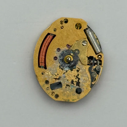 Omega 1455 Quartz Watch Movement Incomplete Swiss Ladies Vintage Parts Repair