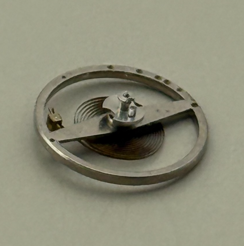 Oris 361 Balance Wheel Complete And Spring  9¾’’’ 380 Watch Movement Parts NOS