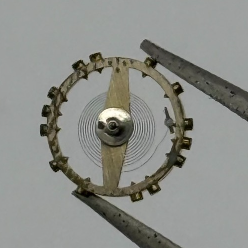 AS 976 1012 Balance Wheel Complete And Spring Inca 532 M Watch Movement Parts
