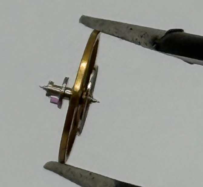 BFG 927-21 Balance Wheel Complete And Spring  1892 M Watch Movement Parts NOS