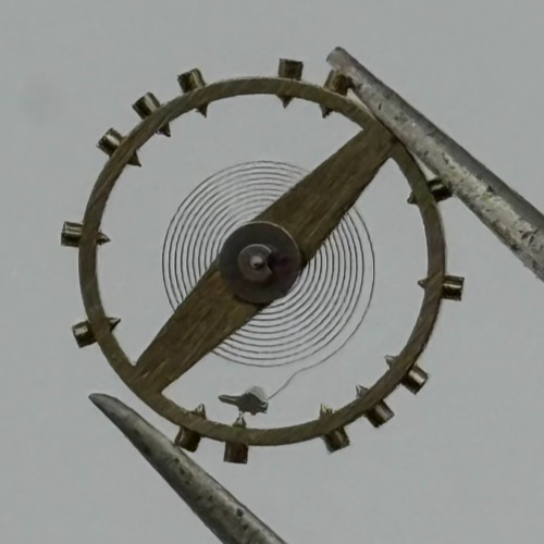 FHF 70 Balance Wheel Complete And Spring 10 1/2’’’ 201 M Watch Movement Parts