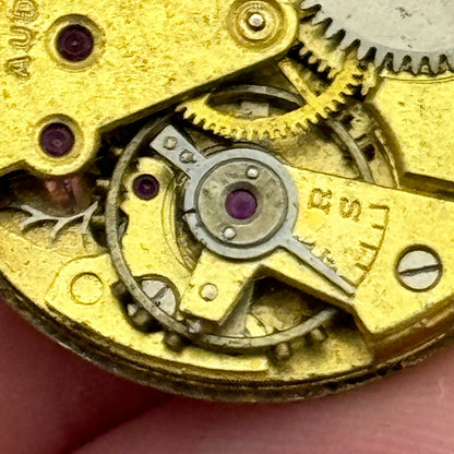 23.6mm Audax Cal 18 Manual Wind Watch Movement Swiss Made Vintage PARTS SPARES