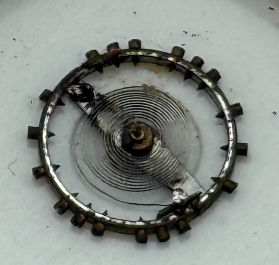 AS 341 Balance Wheel Complete And Spring 10½’’’ Renata 18 Watch Movement Parts