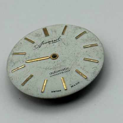 ETA 2451 Watch Movement Accurist Shockproof 21 Jewels Automatic Parts 28.5mm