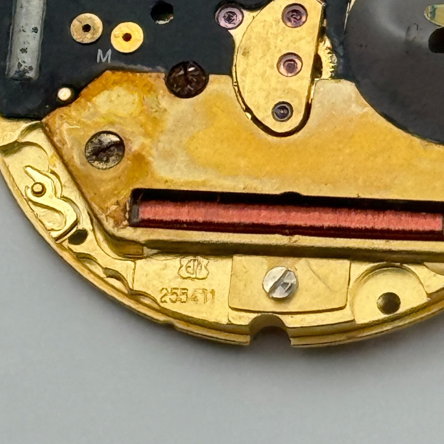 ETA 255.411 Quartz Watch Movement 6 Jewels Swiss Vintage Parts Repair 23.4mm
