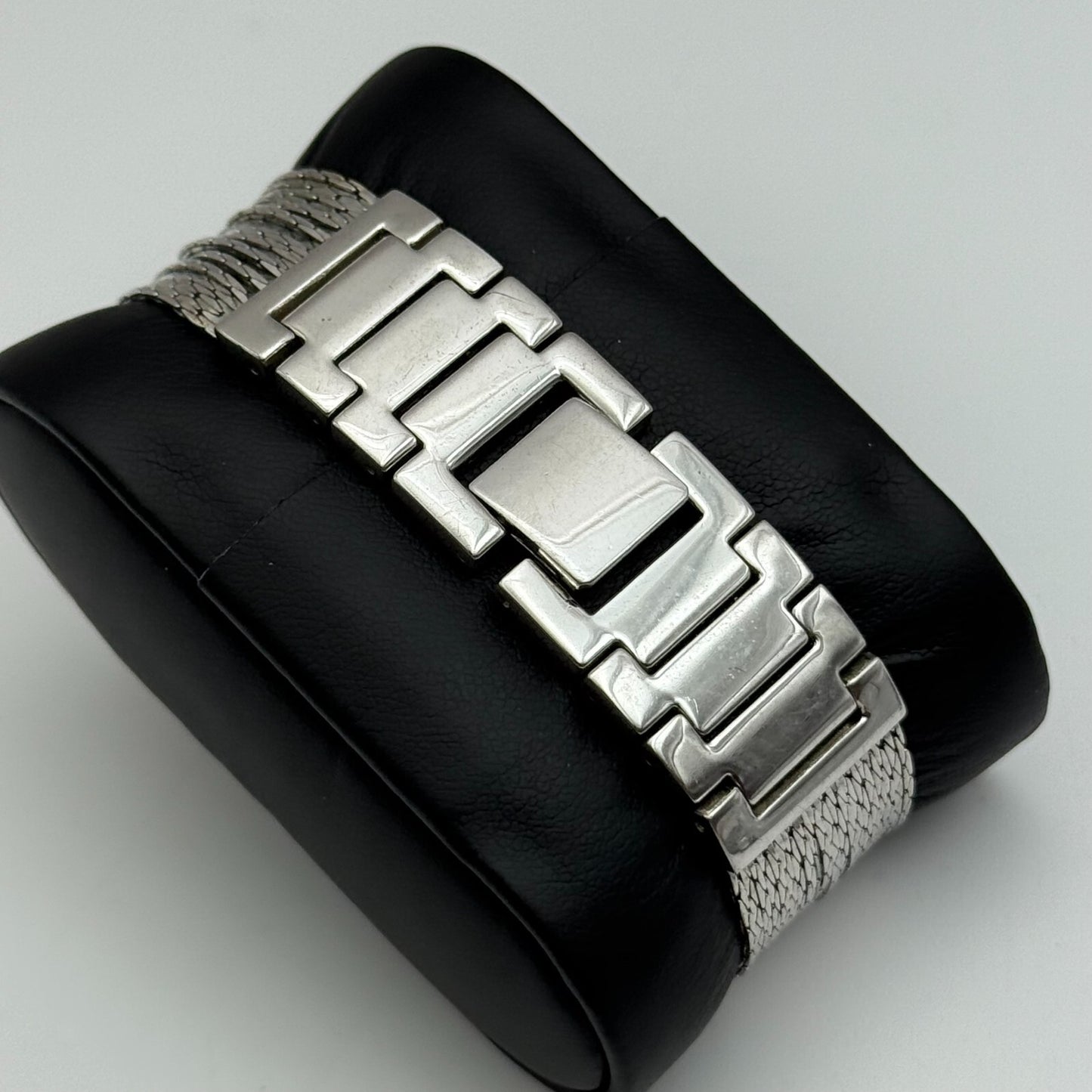 23mm Working Ladies DMQ Jewelled DQCZ Silver Tone Quartz Watch 6 Inches