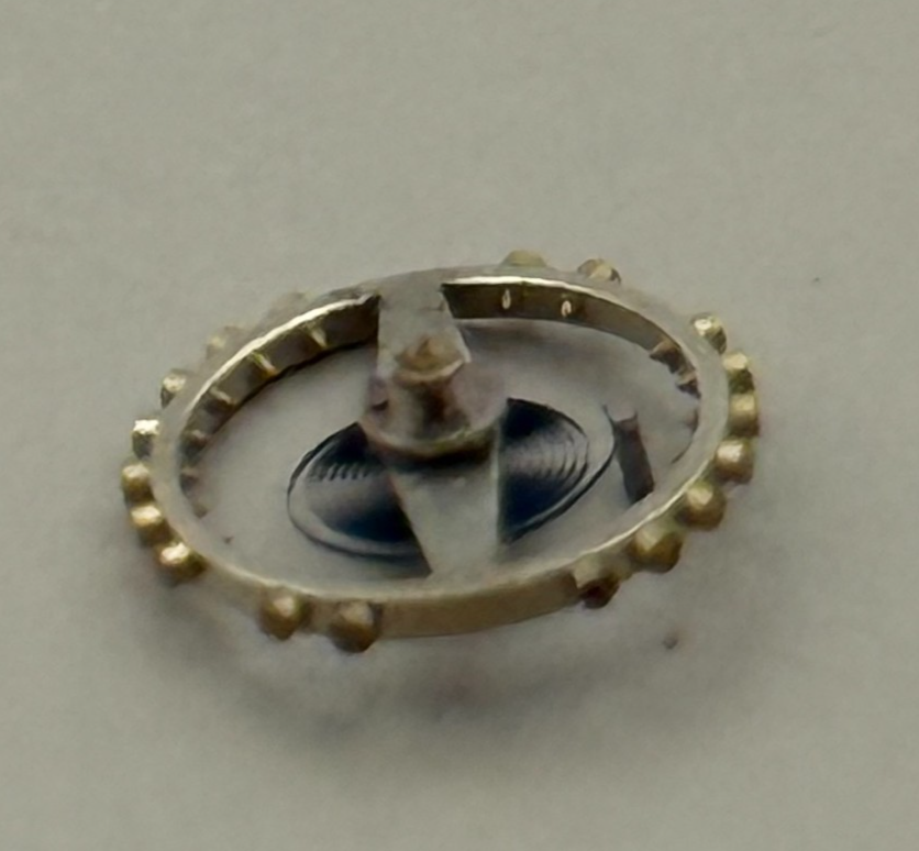 AS 1051 Balance Wheel Complete And Spring 5¼’’’ 34 M Watch Movement Parts NOS